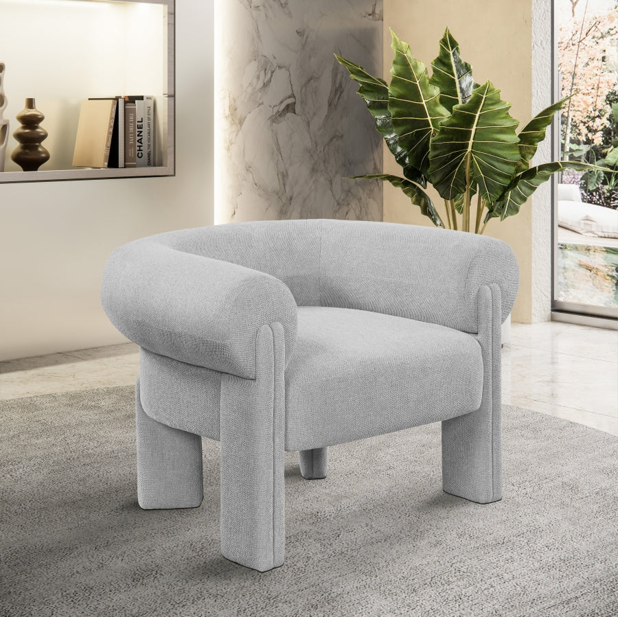 Fauteuil d'appoint en tissu Stefano