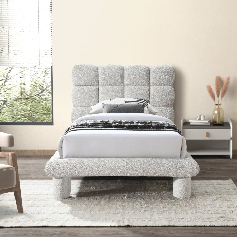 Lit simple en tissu Deco Boucle