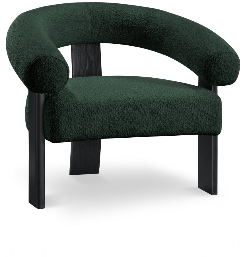 Fauteuil d'appoint en tissu boucle Winston