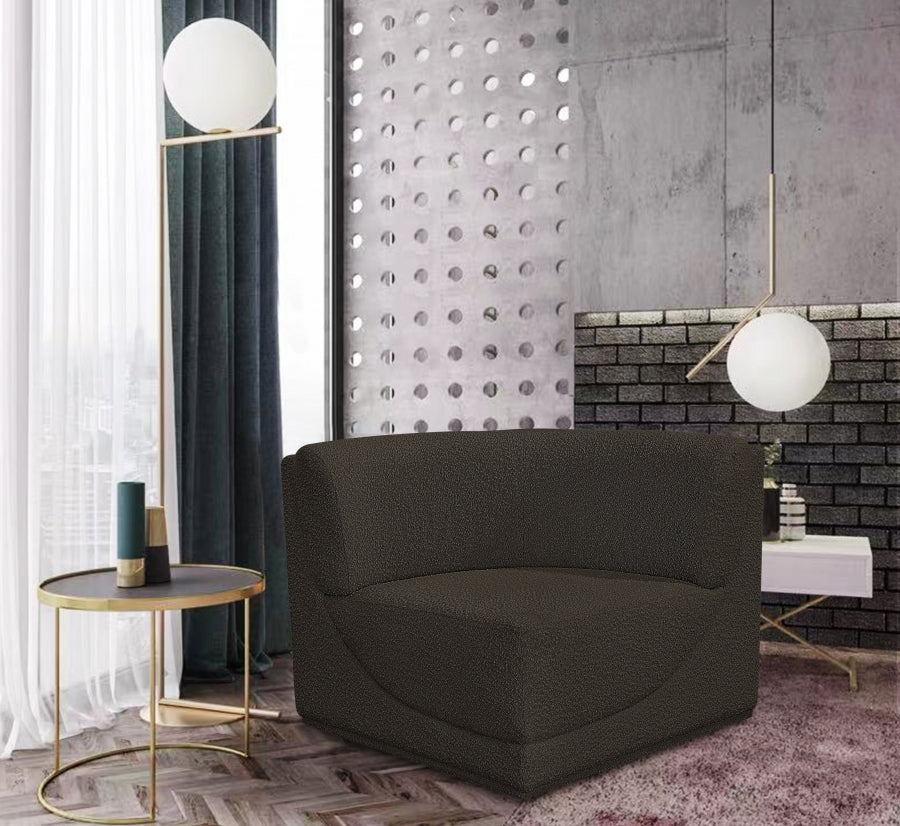 Ollie Boucle Fabric Living Room Chair