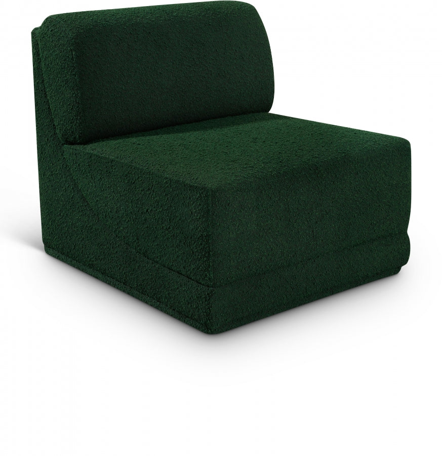 Chaise de salon en tissu Ollie Boucle