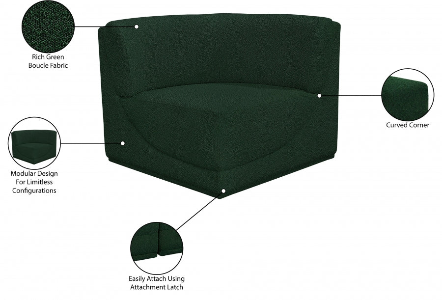 Ollie Boucle Fabric Living Room Chair