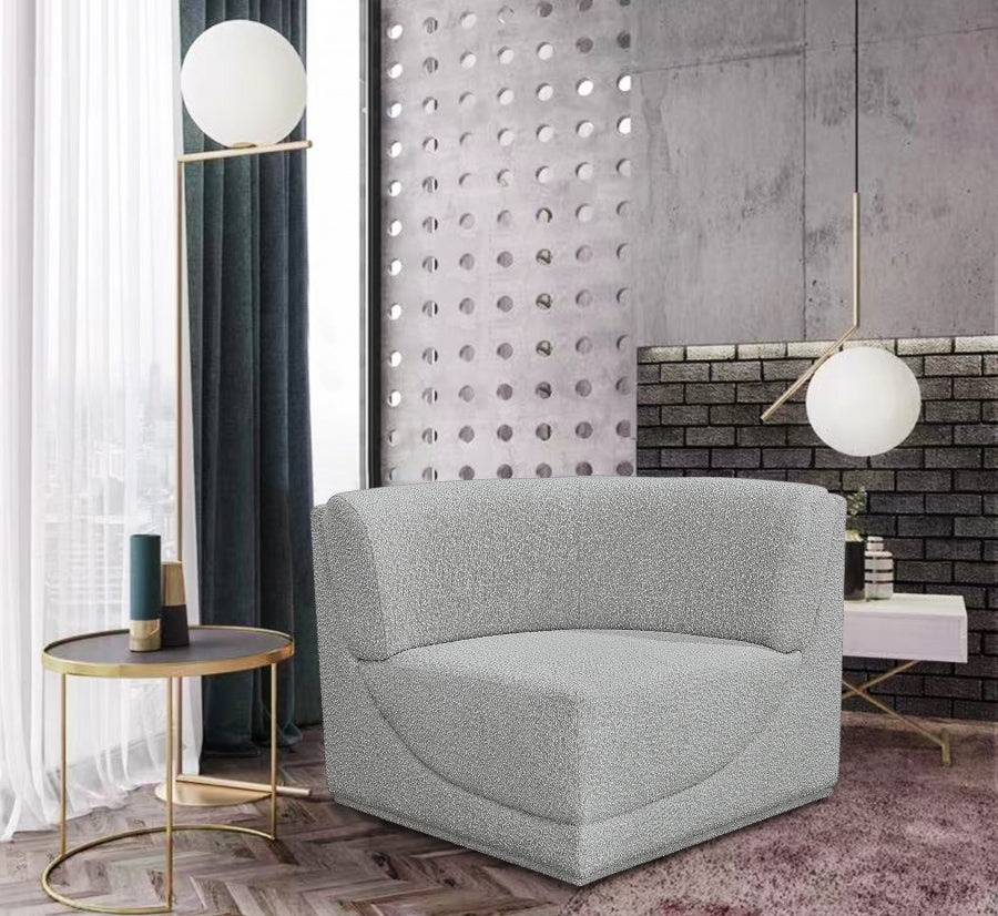 Ollie Boucle Fabric Living Room Chair