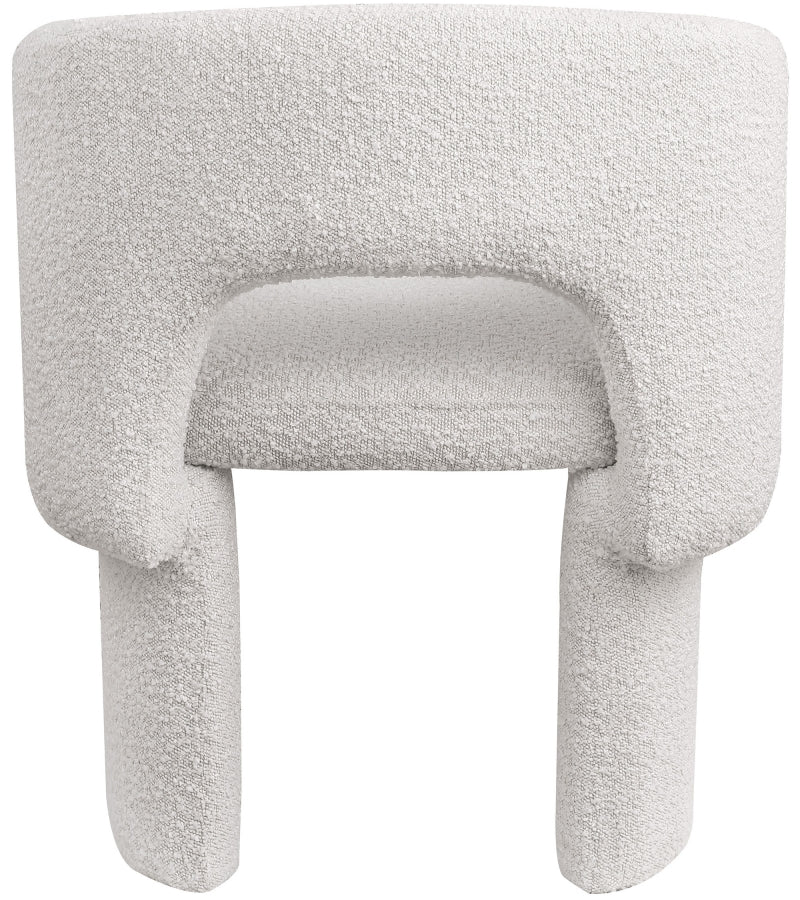 Chaise de salle à manger / chaise d'appoint en tissu Emmet Boucle