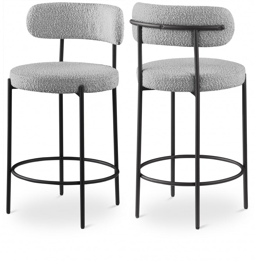 Tabourets de bar/comptoir en tissu Beacon Boucle