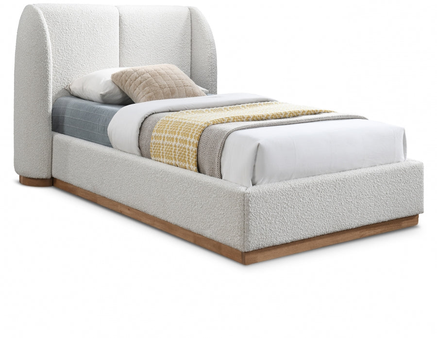 Lit simple en tissu Boucle Jardin
