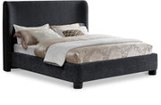Lit queen en tissu chenille Penny