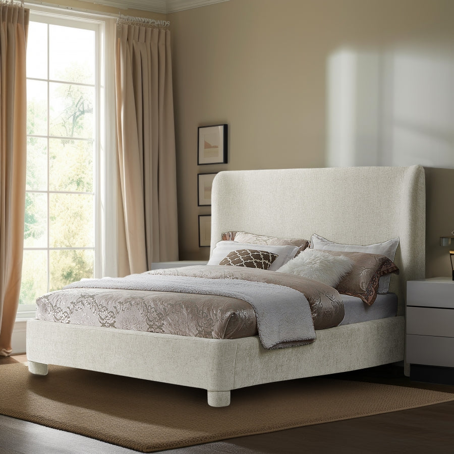 Lit très grand en tissu chenille Penny