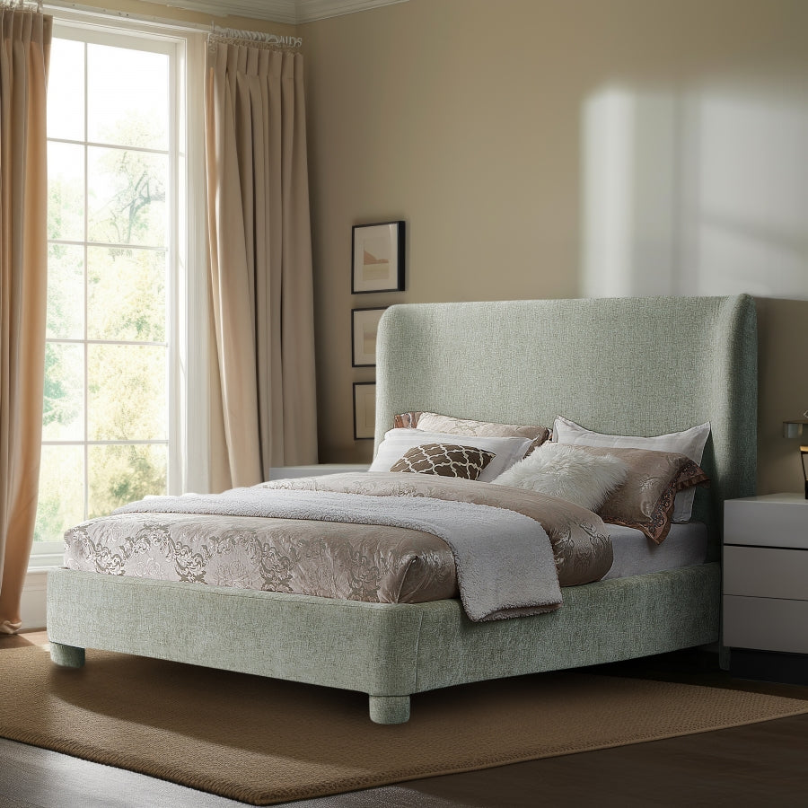 Lit double en tissu chenille Penny
