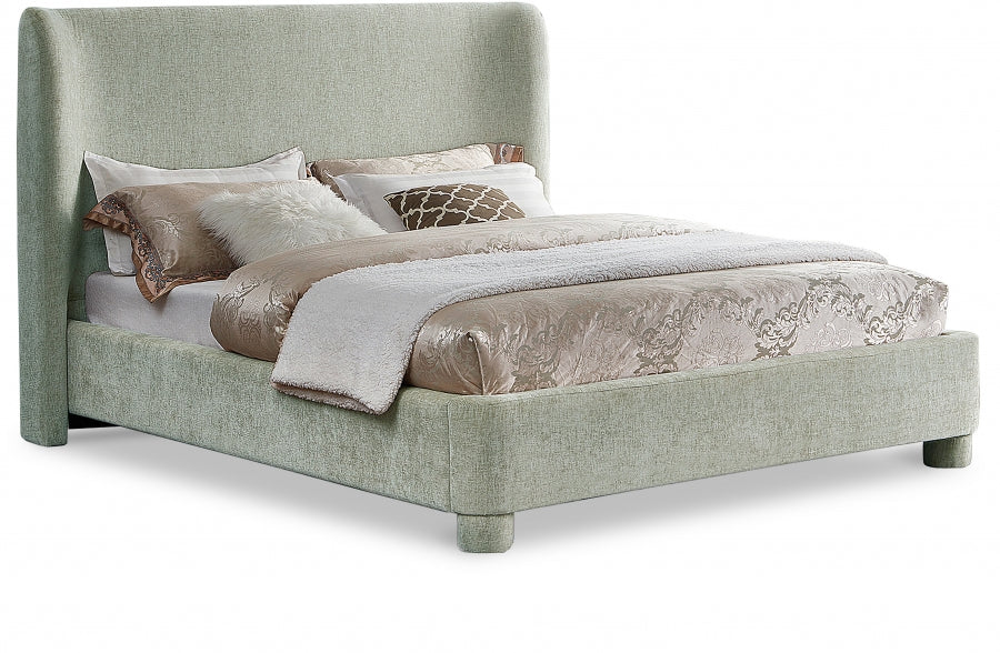 Lit double en tissu chenille Penny