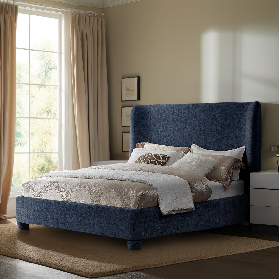 Lit double en tissu chenille Penny