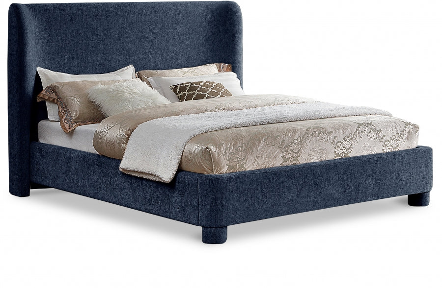 Lit double en tissu chenille Penny