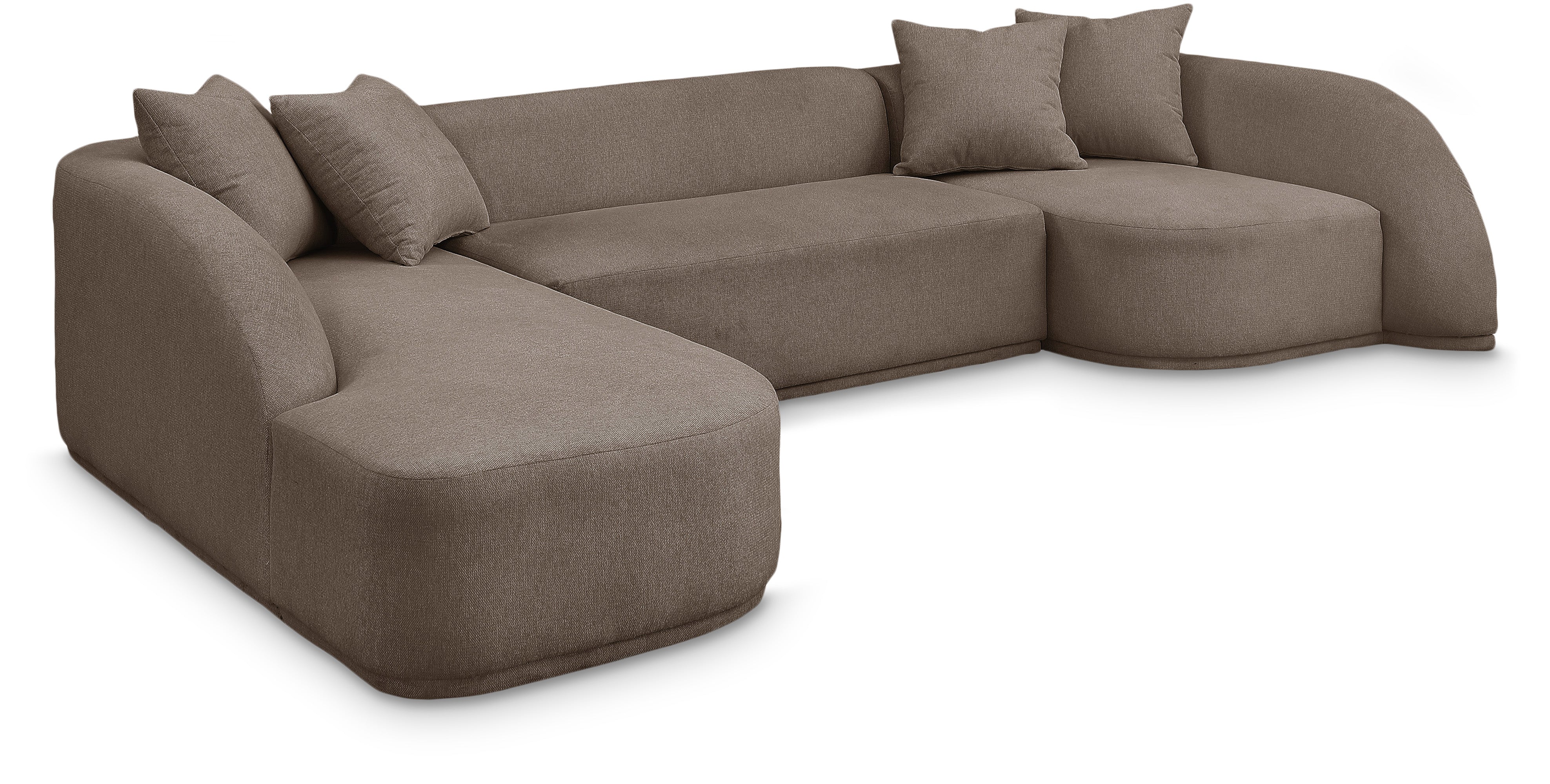 Canapé sectionnel en tissu Rita
