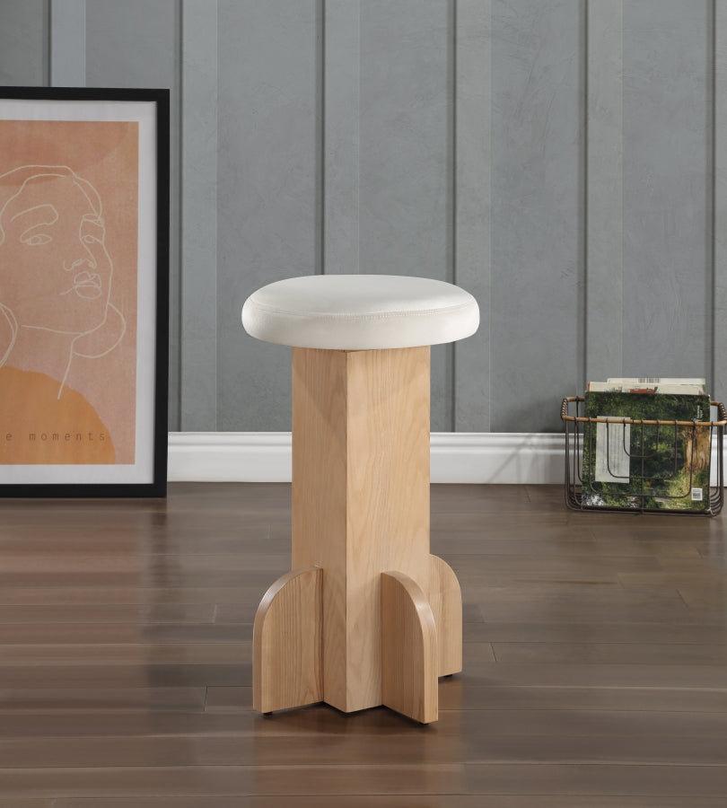 Tabouret de bar/comptoir en velours Wyatt