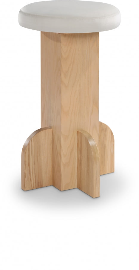 Tabouret de bar/comptoir en velours Wyatt