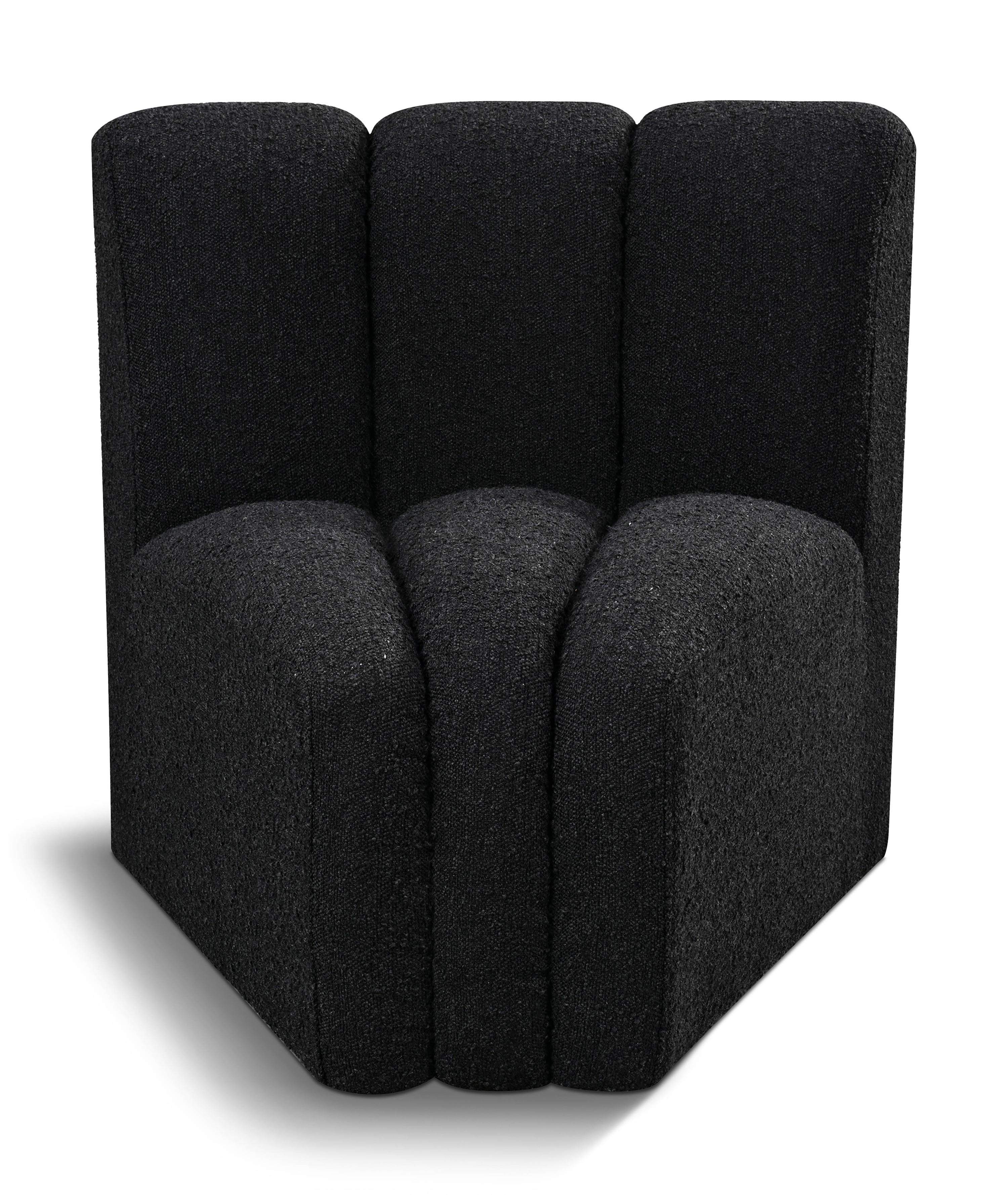 Chaise Modulaire en Tissu Arc Boucle