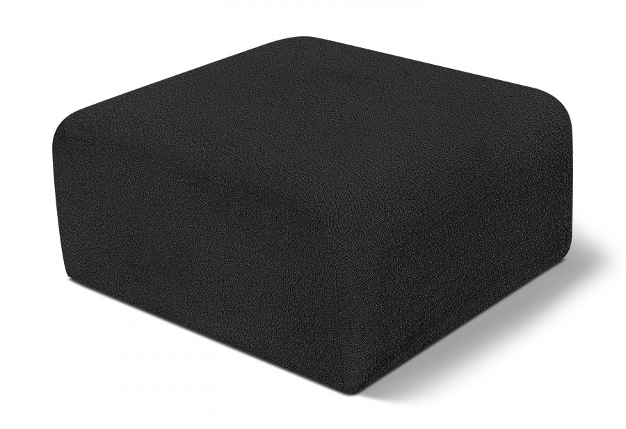 Pouf en tissu Arc Boucle