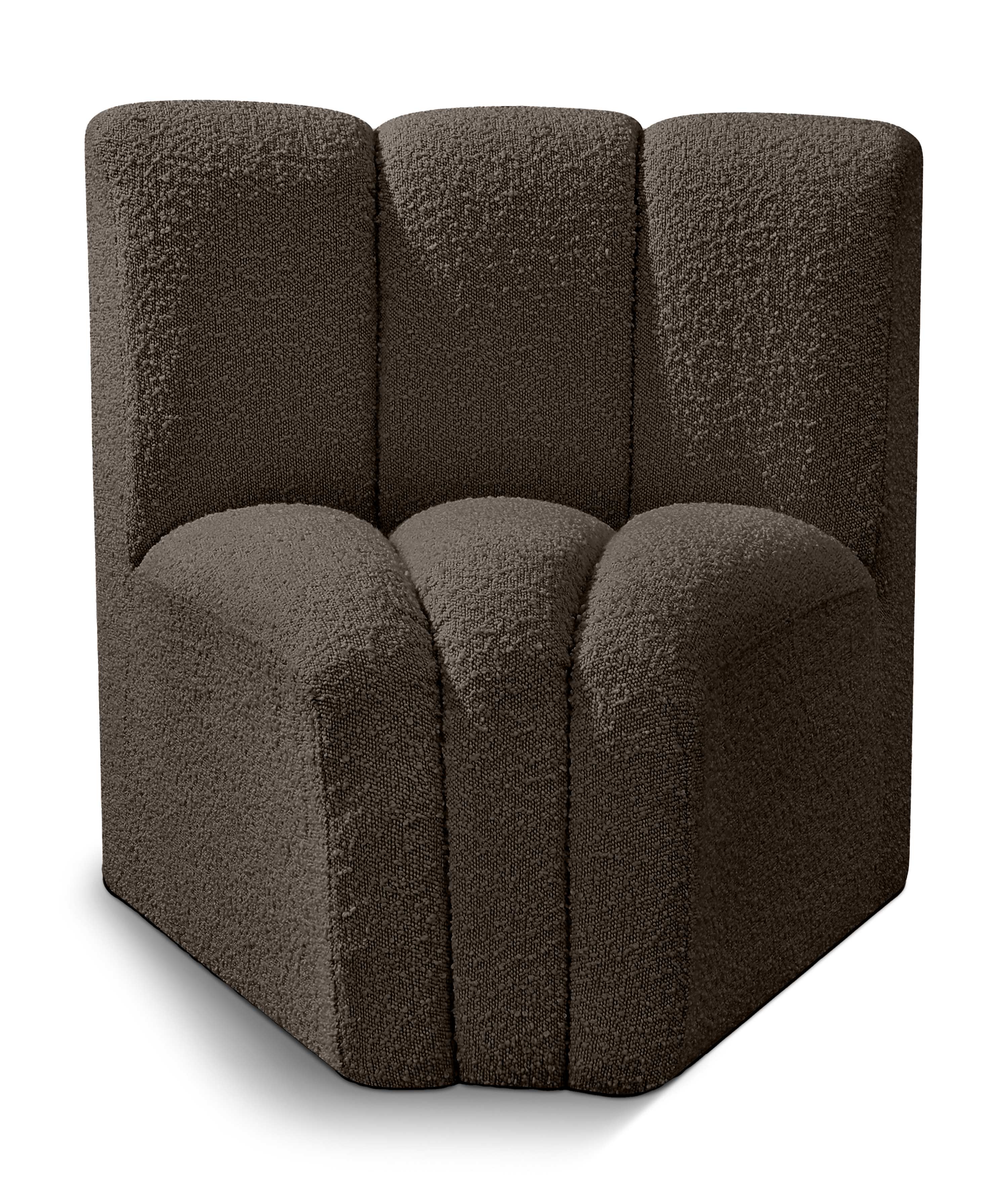 Chaise Modulaire en Tissu Arc Boucle