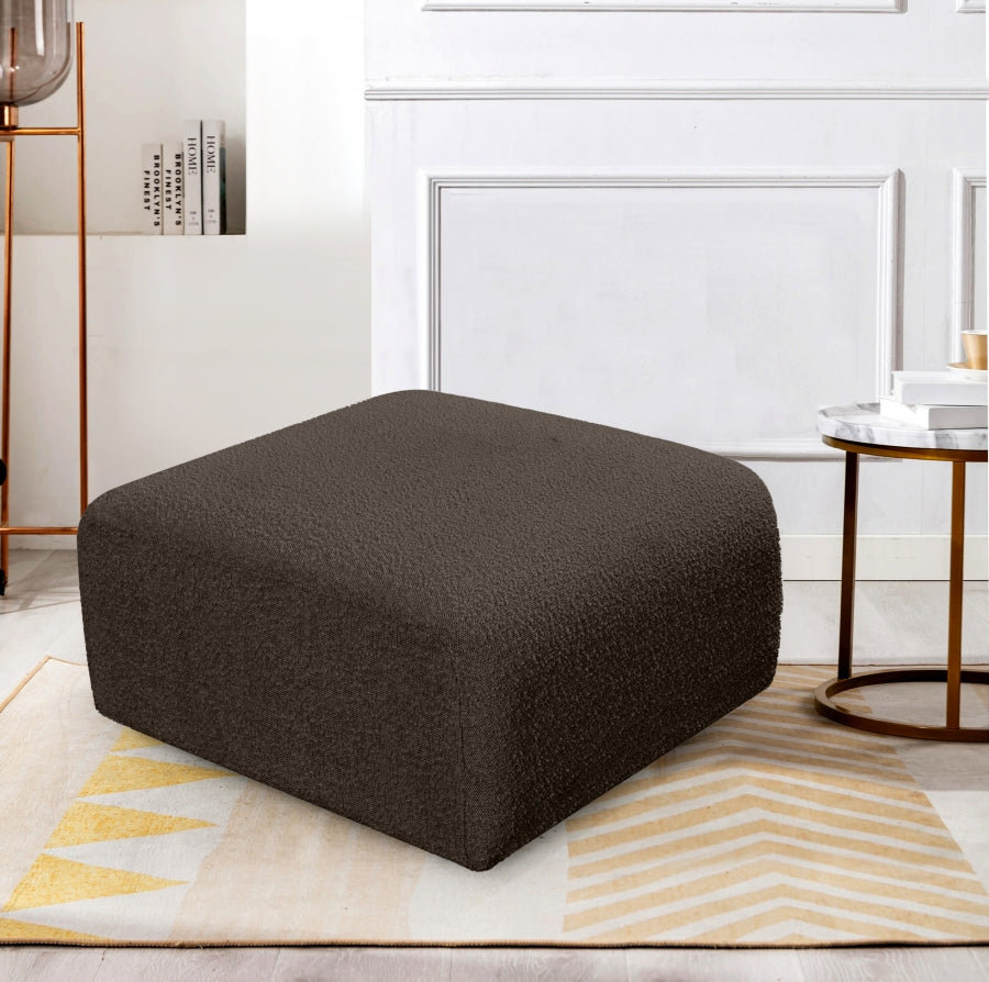 Pouf en tissu Arc Boucle