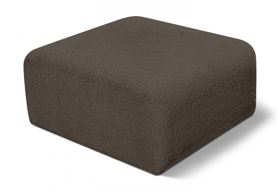 Pouf en tissu Arc Boucle