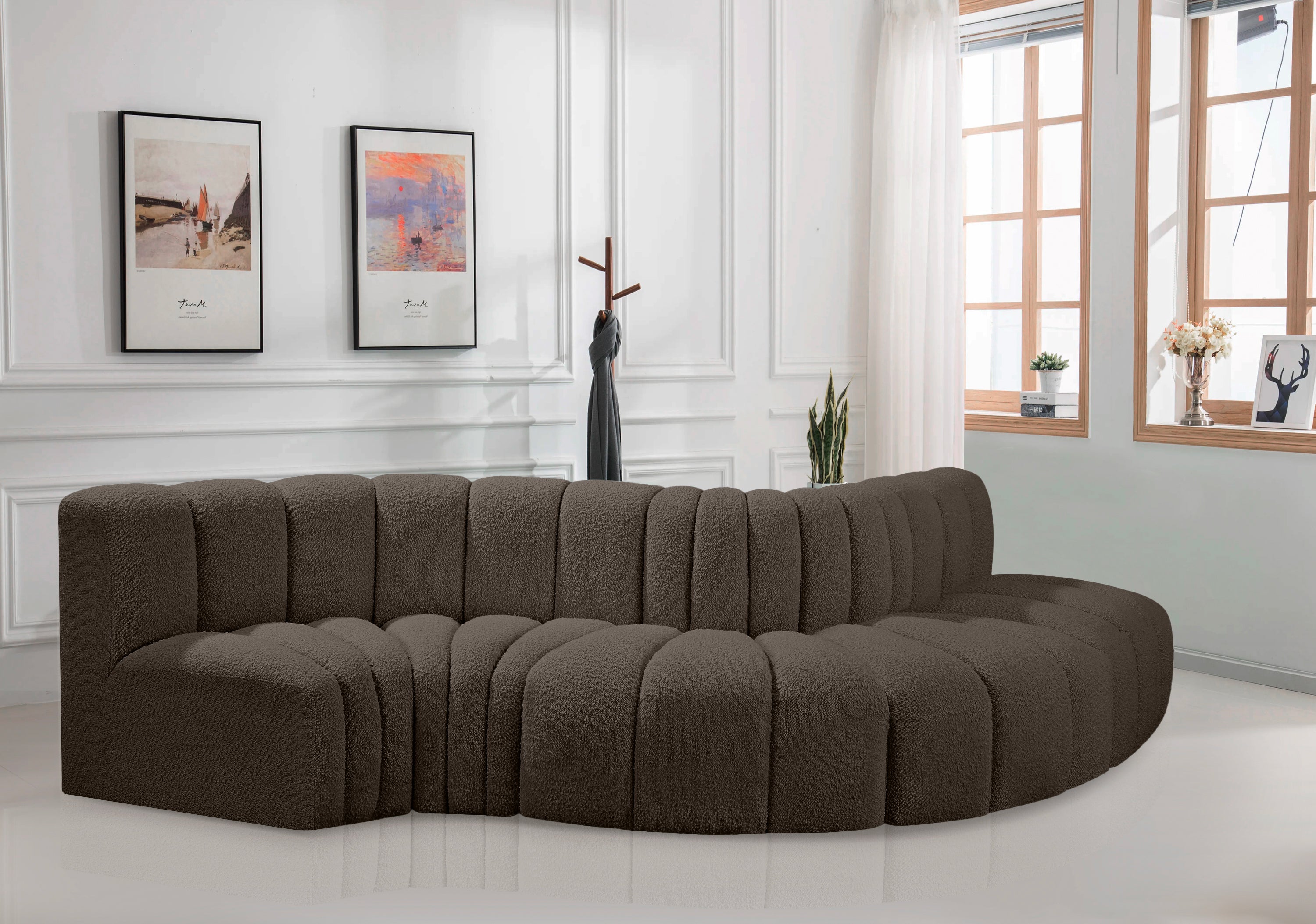 Tissu Boucle Arc 5pc. En coupe