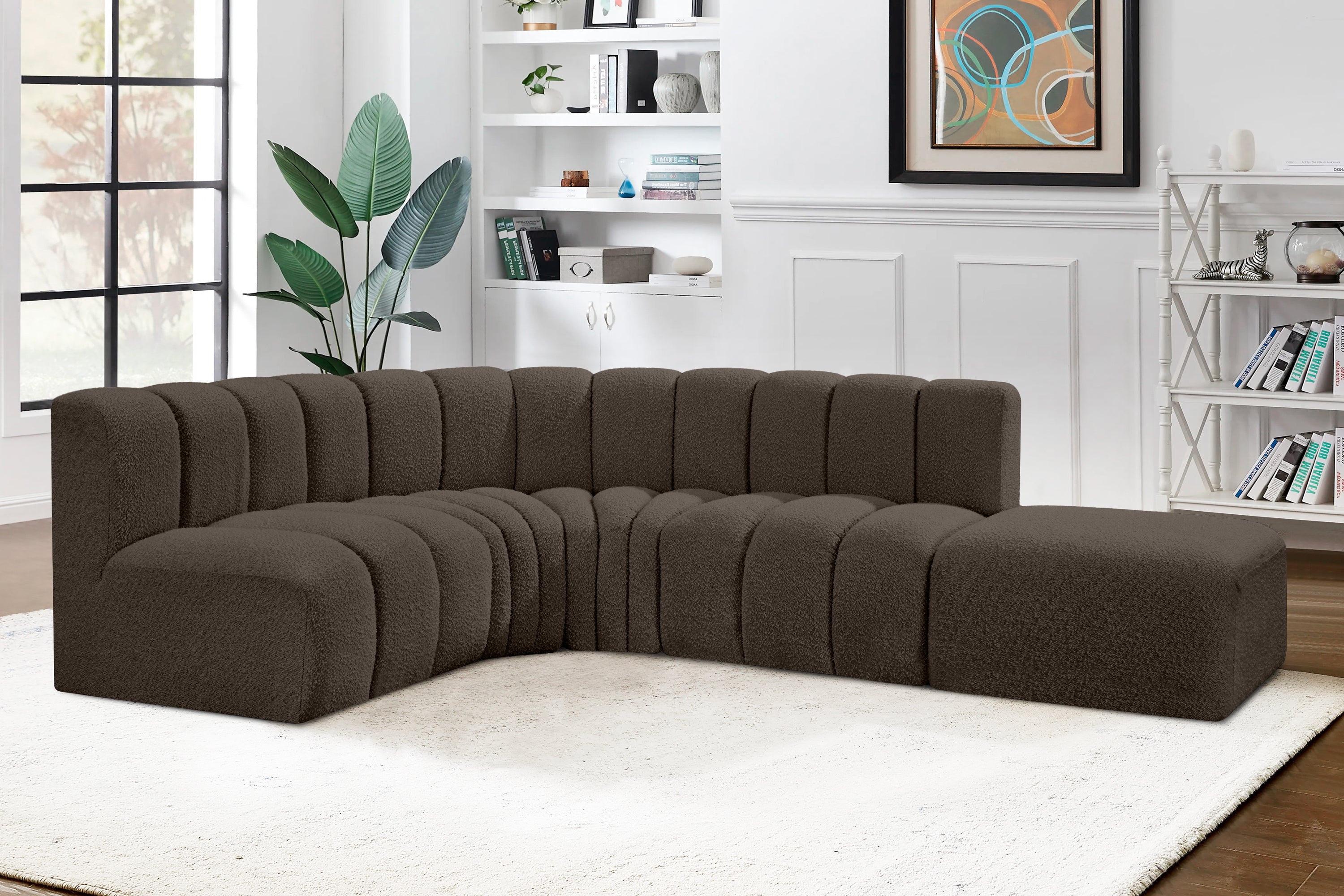 Tissu Boucle Arc 5pc. En coupe