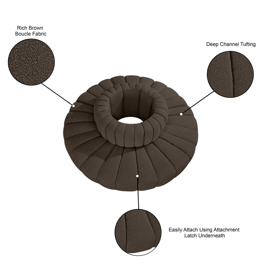 Tissu Boucle Arc 8pc. En coupe