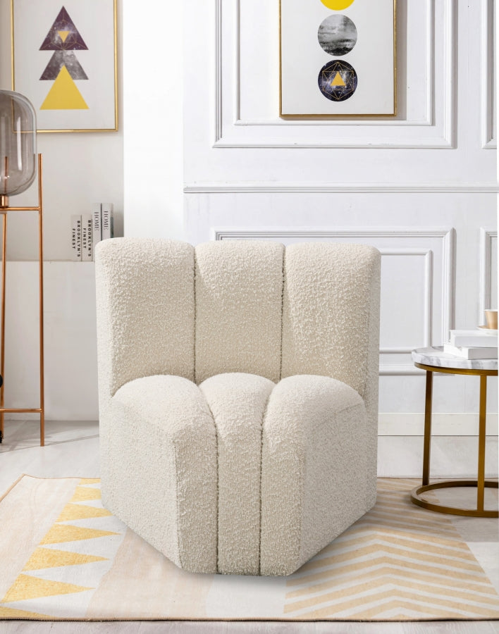 Chaise Modulaire en Tissu Arc Boucle