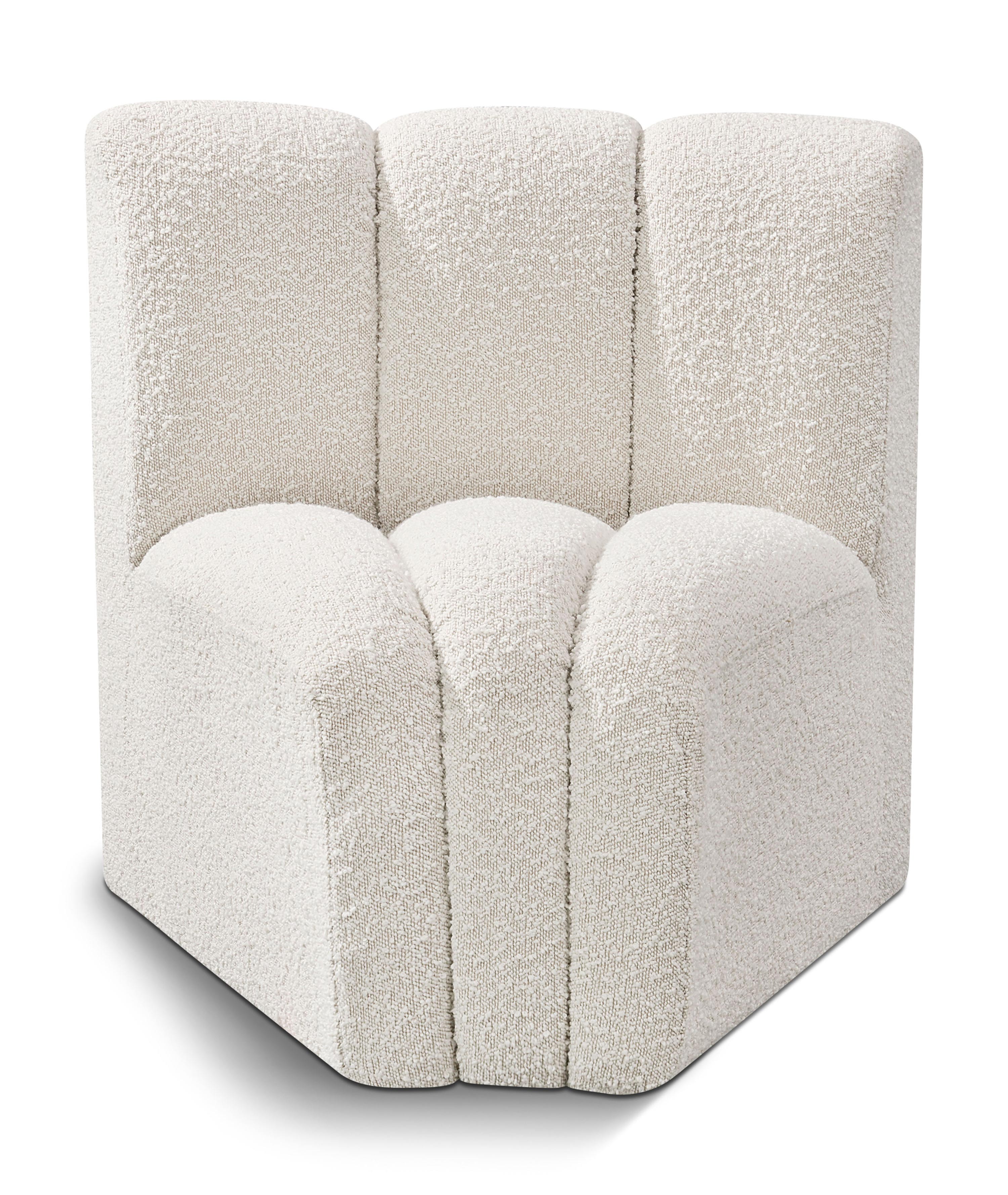 Chaise Modulaire en Tissu Arc Boucle