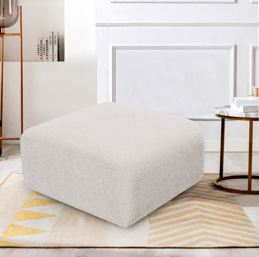 Pouf en tissu Arc Boucle