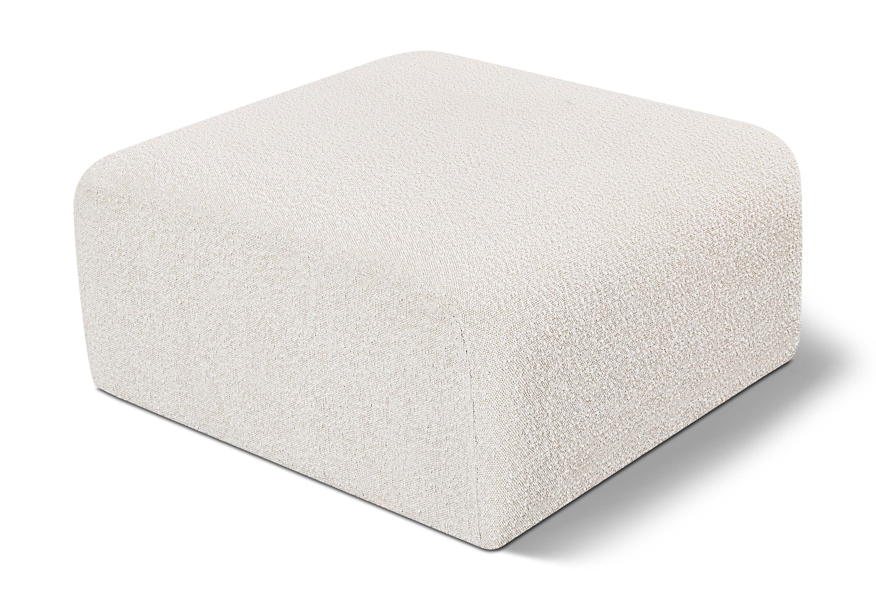 Pouf en tissu Arc Boucle