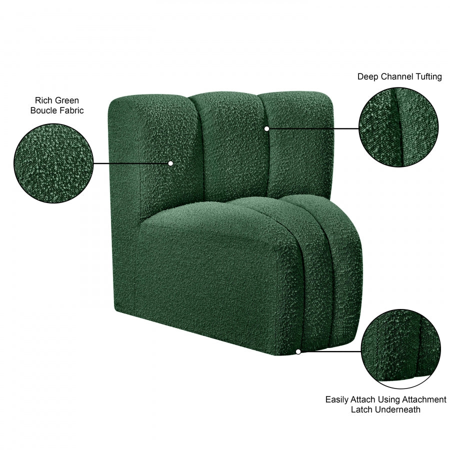 Chaise Modulaire en Tissu Arc Boucle