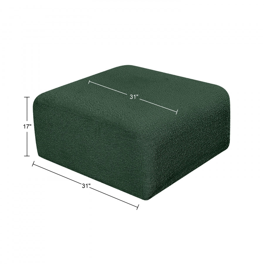 Pouf en tissu Arc Boucle