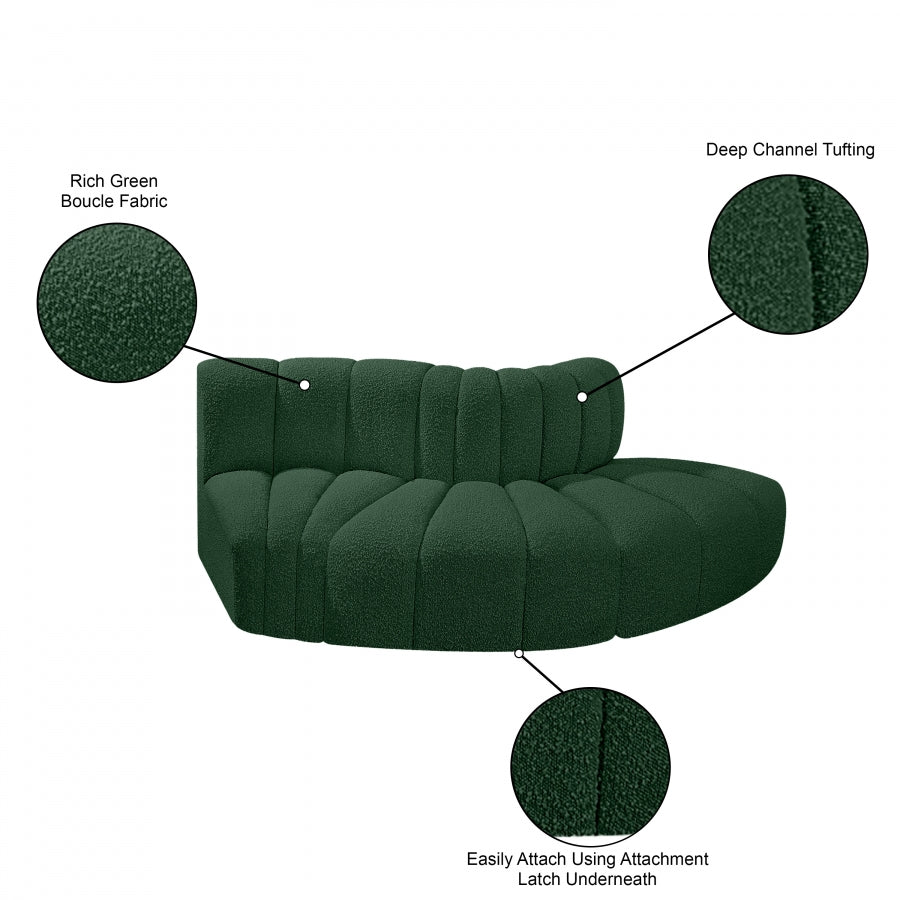 Tissu Boucle Arc 3pc. En coupe