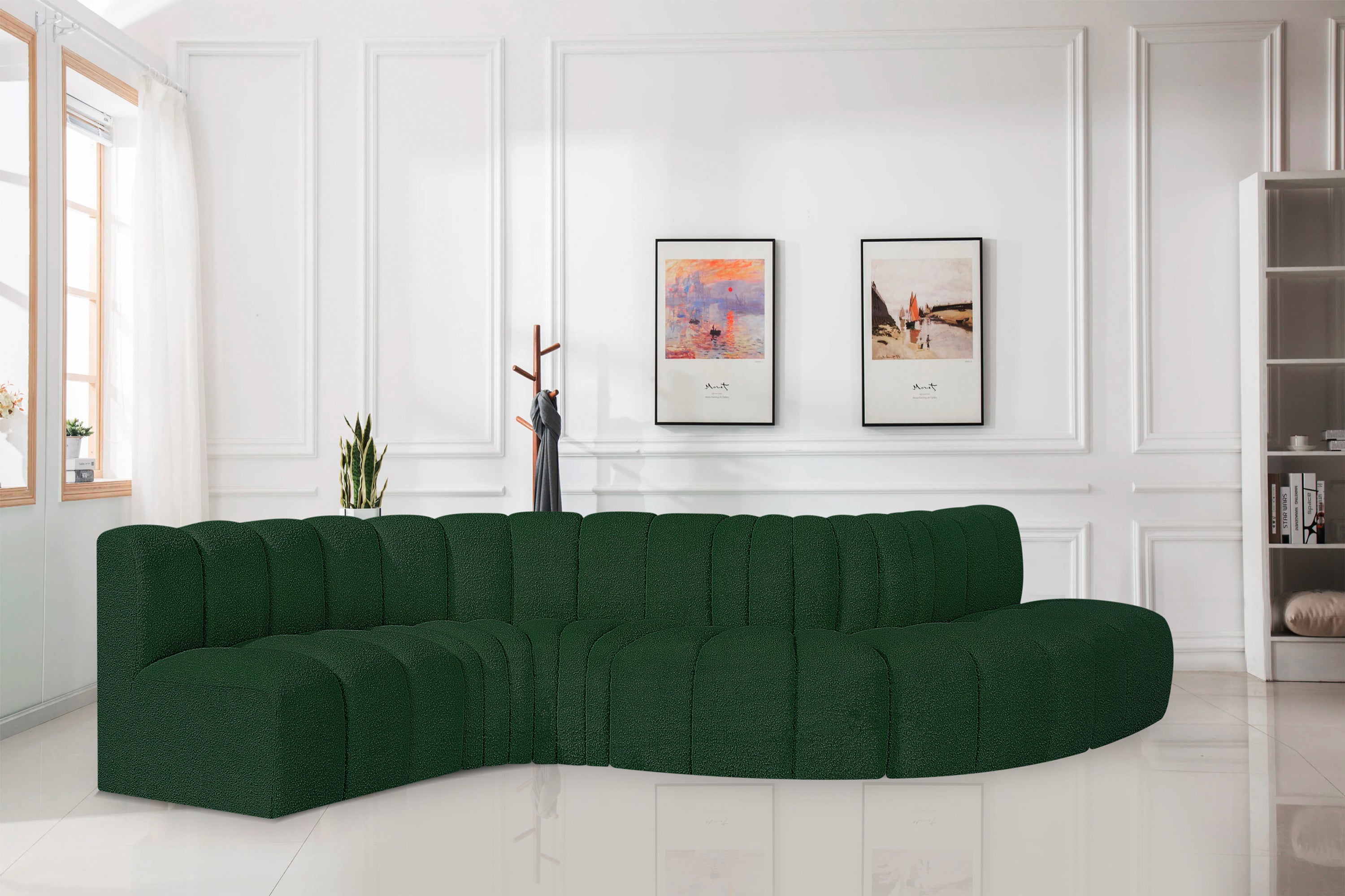 Tissu Boucle Arc 6pc. En coupe