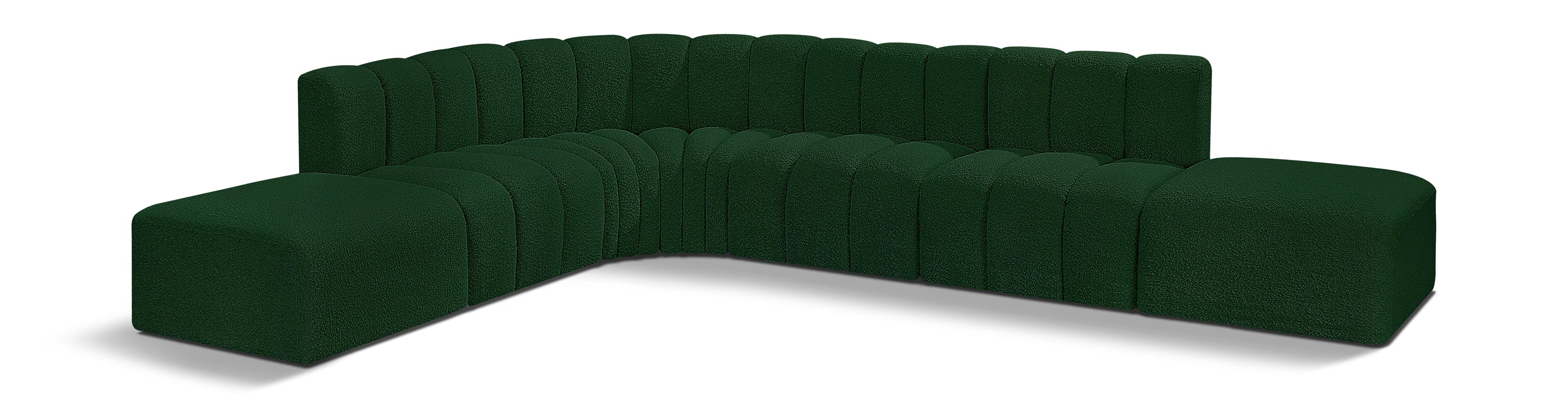 Tissu Boucle Arc 7pc. En coupe