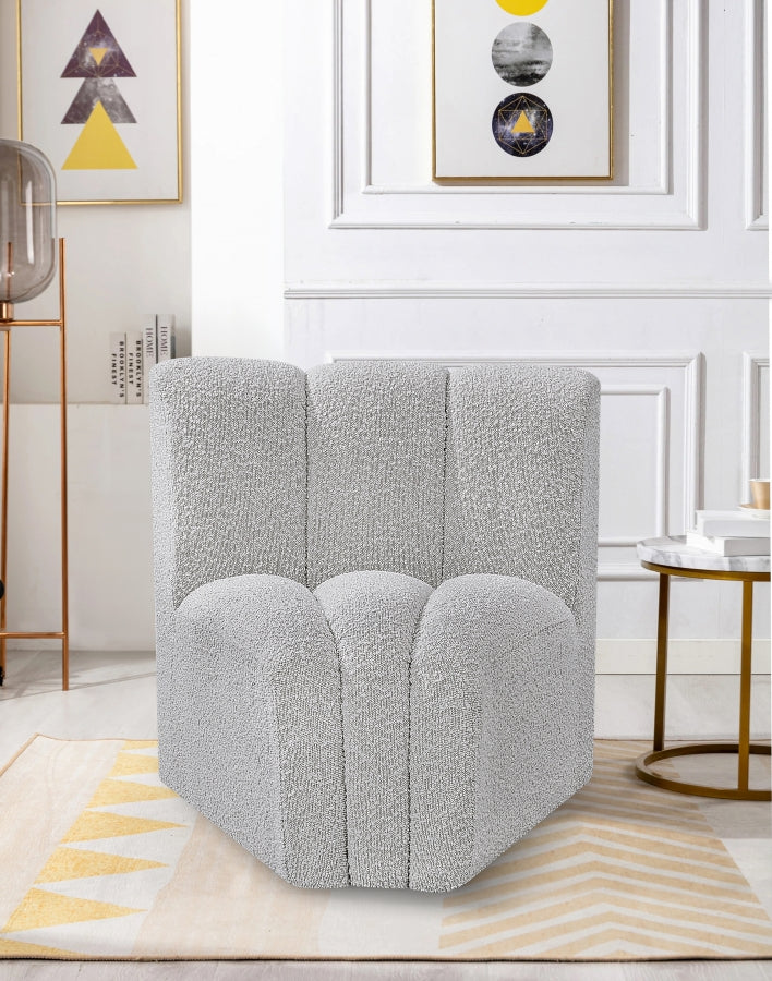 Chaise Modulaire en Tissu Arc Boucle