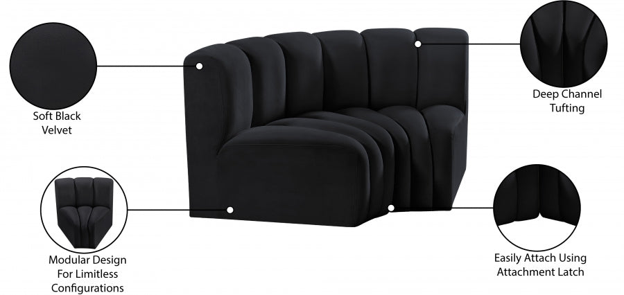Arc Velours 2pc. En coupé