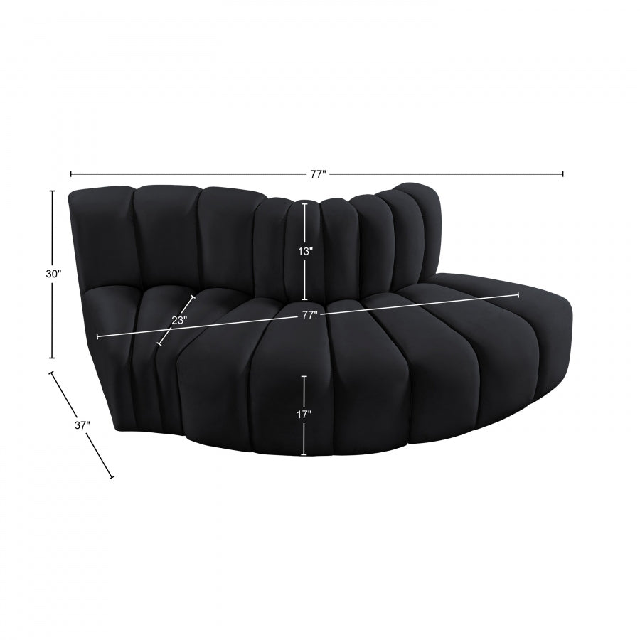 Arc Velours 3pc. En coupe