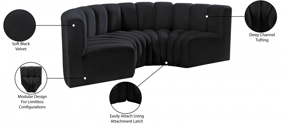 Arc Velours 4pc. En coupé