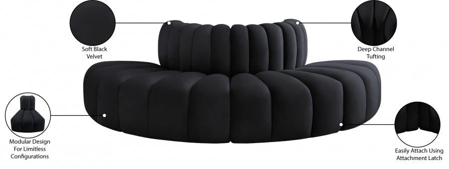 Arc Velours 4pc. En coupé