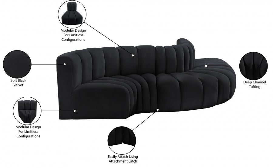 Arc Velours 5pc. En coupé