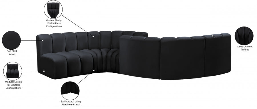 Arc Velours 6pc. En coupé