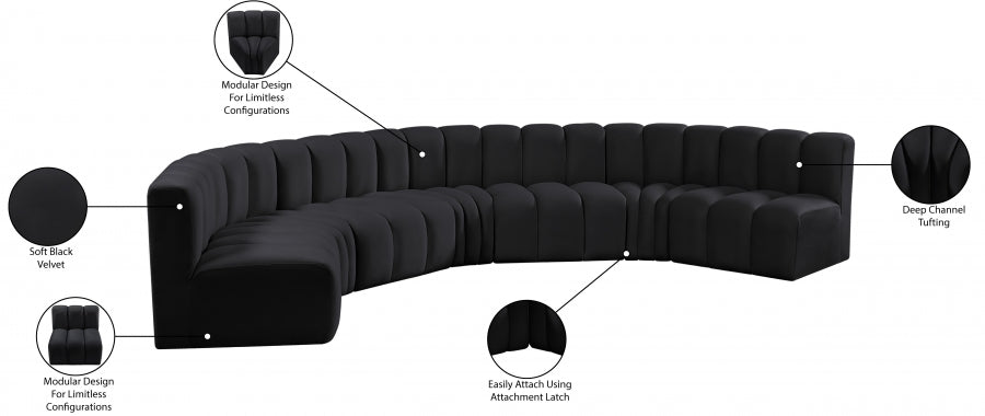 Arc Velours 7pc. En coupé