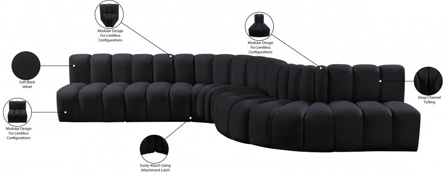 Arc Velours 7pc. En coupé