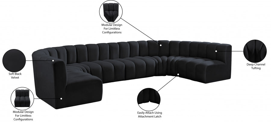 Arc Velours 8pc. En coupé