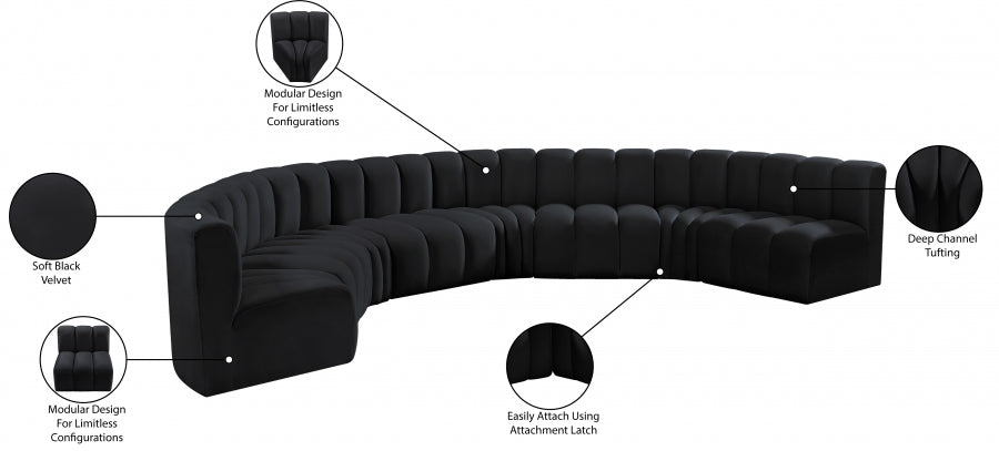 Arc Velours 8pc. En coupé