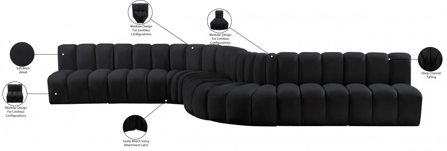 Arc Velours 8pc. En coupé
