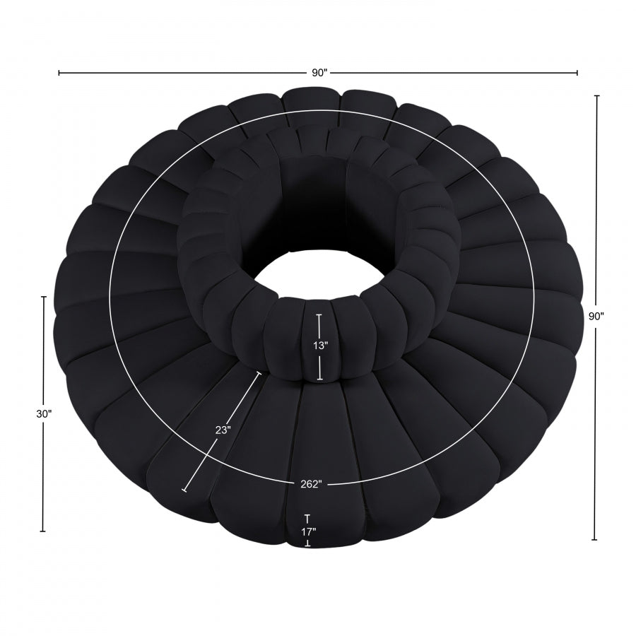 Arc Velours 8pc. En coupe