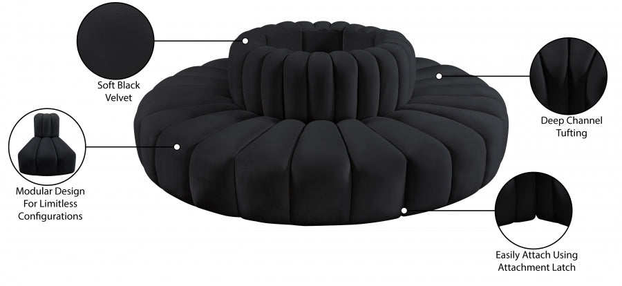 Arc Velours 8pc. En coupé